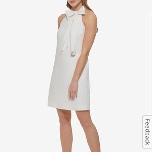 Vince Camuto Bow-Neck Dress